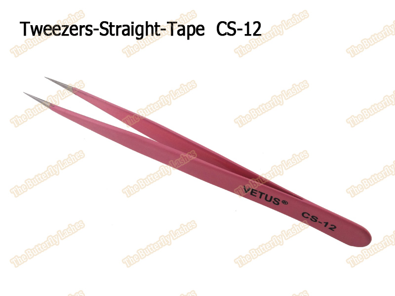 Tweezers Straight Tape CS-12