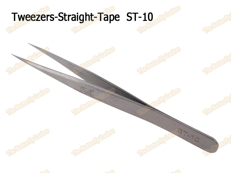Tweezers Straight Tape ST-10