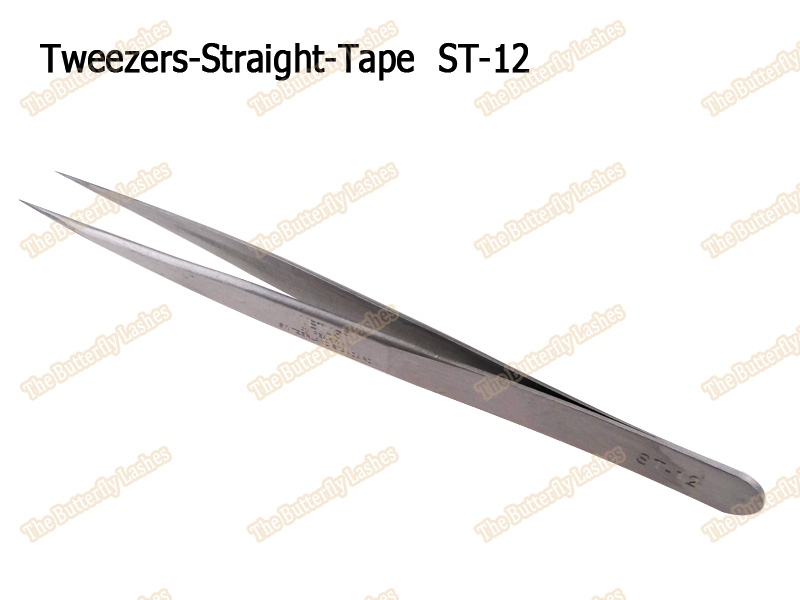 Tweezers Straight Tape ST-12
