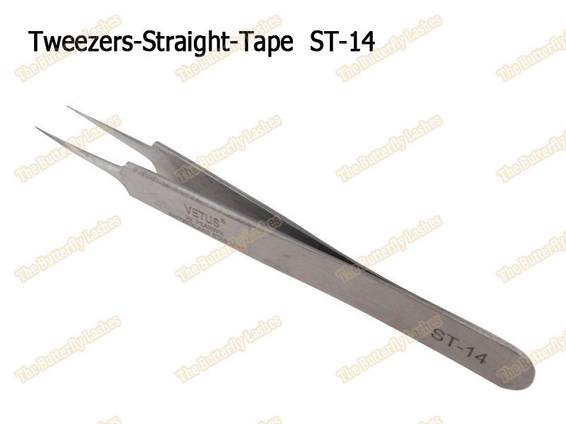 Tweezers Straight Tape ST-14