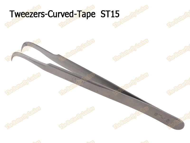 Tweezers Curved Tape ST-15