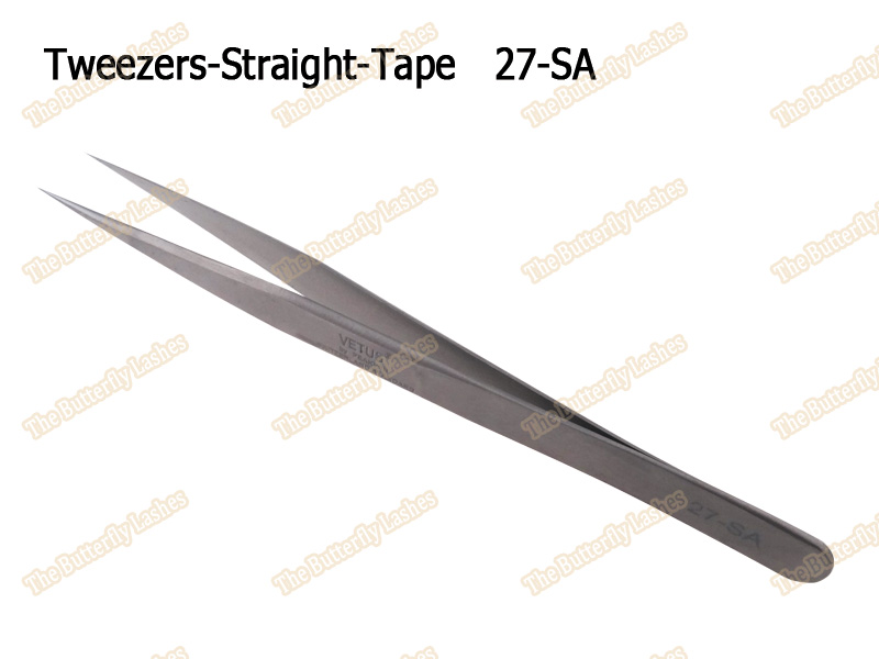 Tweezers Straight Tape 27-SA