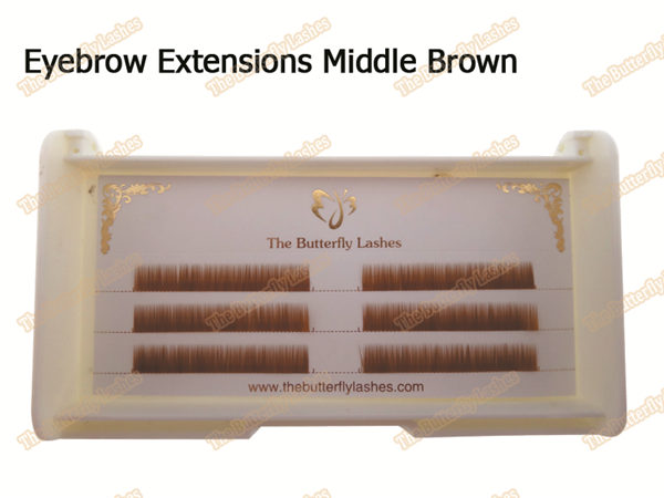 Eyebrow Extensions Middle Brown