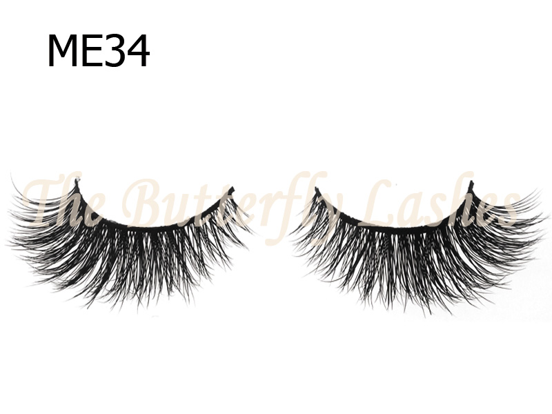 100% Siberian Mink Fur Lashes ME34