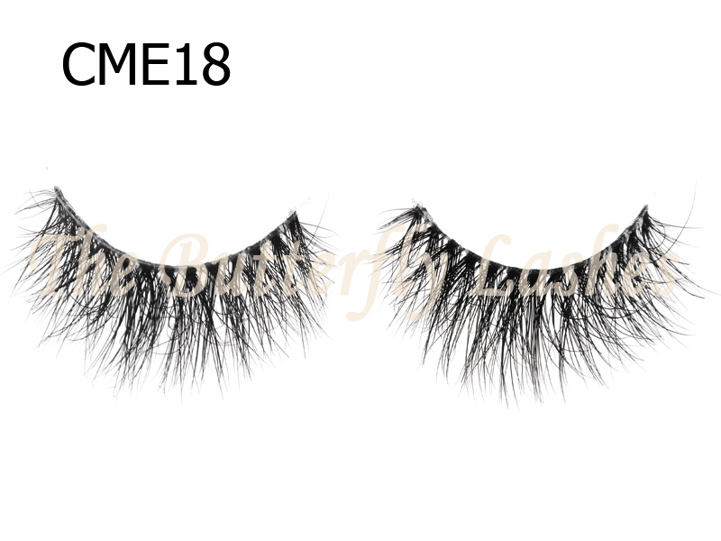Band-Less 3D Mink Fur Lashes CME18