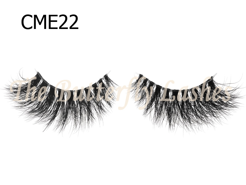 Band-Less 3D Mink Fur Lashes CME22