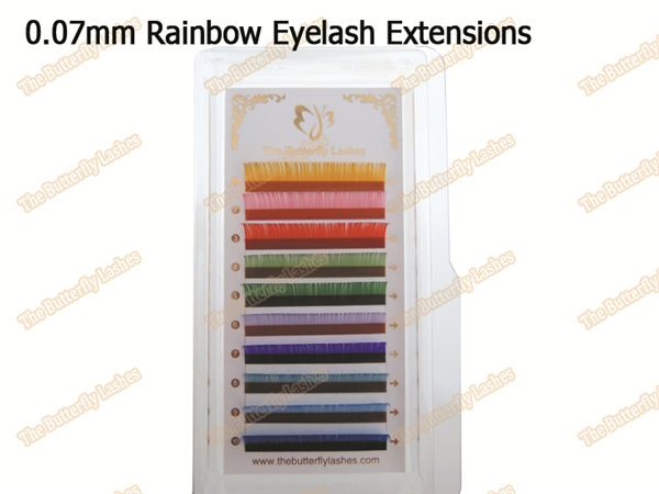 0.07mm Rainbow Lashes